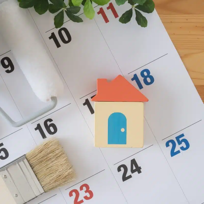 Painting,Tools,And,A,Calendar.